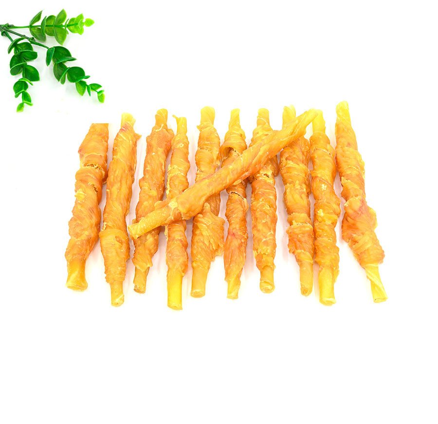 Chicken wrap rawhide stick (SDP044)