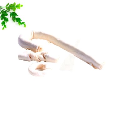 Puffed Rawhide Donut Dog Treats, Crunchy Chewy Rawhide Donuts for Fun ...